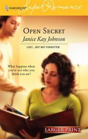 Cover of: Open Secret