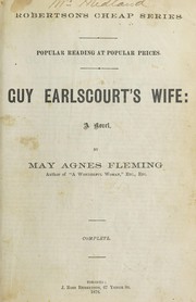 Cover of: Guy Earlscourt's wife: a novel