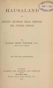Cover of: Hausaland by Robinson, Charles H.