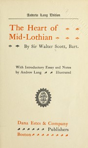 Cover of: Heart of Mid-Lothian by Sir Walter Scott