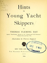Cover of: Hints to young yacht skippers