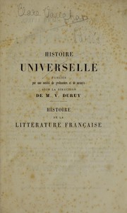 Cover of: Histoire de la littérature française: depuis ses origines jusqu'a nos jours