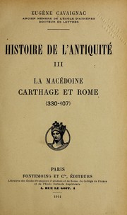 Cover of: Histoire de l'Antiquité