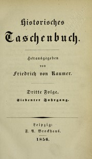 Cover of: Historisches taschenbuch