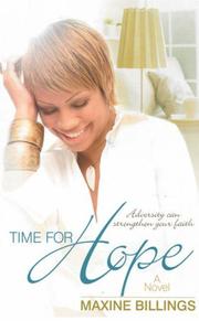 Cover of: Time For Hope by Maxine Billings