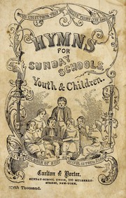 Cover of: Hymns for Sunday schools, youth & children