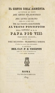 Il Genio dell' Armonia by P. E. Visconti