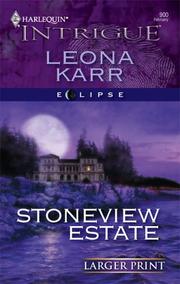 Cover of: Stoneview Estate (Larger Print Intrigue)