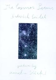 Cover of: The cosmos poems by Frederick Seidel