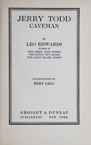 Cover of: Jerry Todd, caveman by Leo Edwards