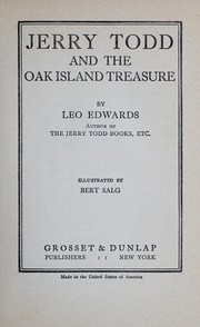 Cover of: Jerry Todd and the Oak Island treasure