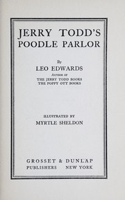 Cover of: Jerry Todd's poodle parlor