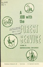 Cover of: A job with the Forest Service by United States. Forest Service