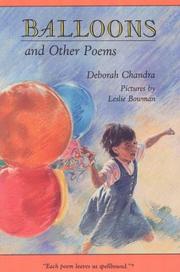 Cover of: Balloons: and Other Poems