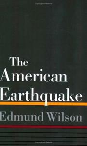 Cover of: The American Earthquake by Edmund Wilson