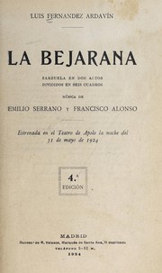 Cover of: La bejarana: zarzuela en dos actos divididos en seis cuadros