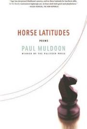 Cover of: Horse Latitudes by Paul Muldoon