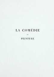 Cover of: La comédie en peinture