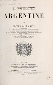 Cover of: La Confédération argentine