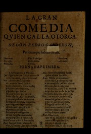 Cover of: La gran comedia qvien calla, otorga by Tirso de Molina