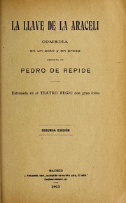 Cover of: La llave de la Araceli by Pedro de Répide
