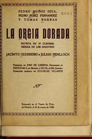 Cover of: La orgía dorada by Jacinto Guerrero