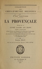 Cover of: La Provençale: suivie de la Satire contre les maris