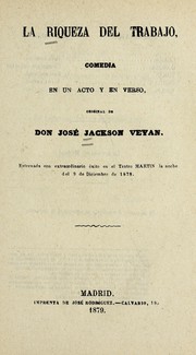 Cover of: La riqueza del trabajo by José Jackson Veyán