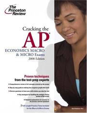 Cover of: Cracking the AP Economics Macro & Micro Exams