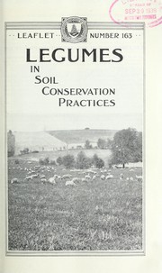 Cover of: Legumes in soil conservation practices