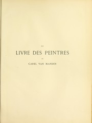 Cover of: Le livre des peintres by Carel van Mander