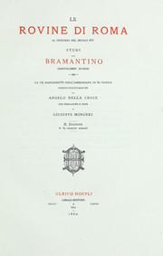 Cover of: Le rovine di Roma al principio del secolo XVI