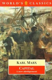 Cover of: Capital by Karl Marx