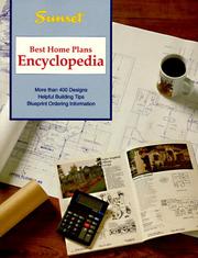 Cover of: Sunset best home plans encyclopedia.