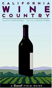 Cover of: California Wine Country by Peter Fish, Sara Schneider