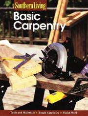 Cover of: Basic Carpentry by Southern Living Magazine