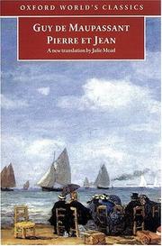 Cover of: Pierre et Jean by Guy de Maupassant