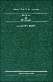 Cover of: The law of contracts