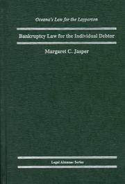 Cover of: Bankruptcy law for the individual debtor