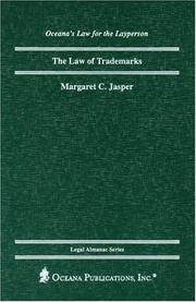 Cover of: The law of trademarks