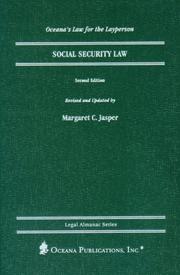 Social security law by Margaret C. Jasper