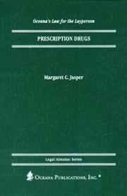 Cover of: Prescription drugs