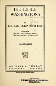 Cover of: The little Washingtons by Lillian Elizabeth Roy