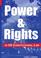 Cover of: Power and Rights in U.S. Constitutional Law