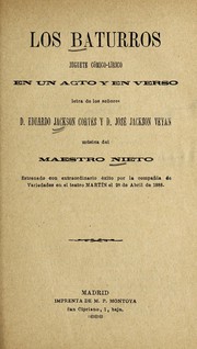 Cover of: Los baturros: juguete cómico-lírico en un acto y en verso