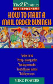 Cover of: How to start a mail order business