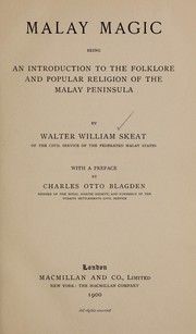Cover of: Malay magic by Walter William Skeat