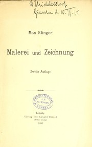 Cover of: Malerei und Zeichnung