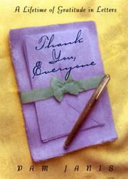 Cover of: Thank you, everyone by Pam Janis