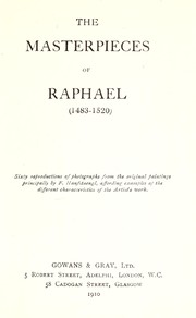 Cover of: The masterpieces of Raphael